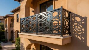 Balcony Linear Hex Grid ln 05 AMP