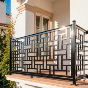 Balcony Linear Woven Grid ln 14 2 AMP