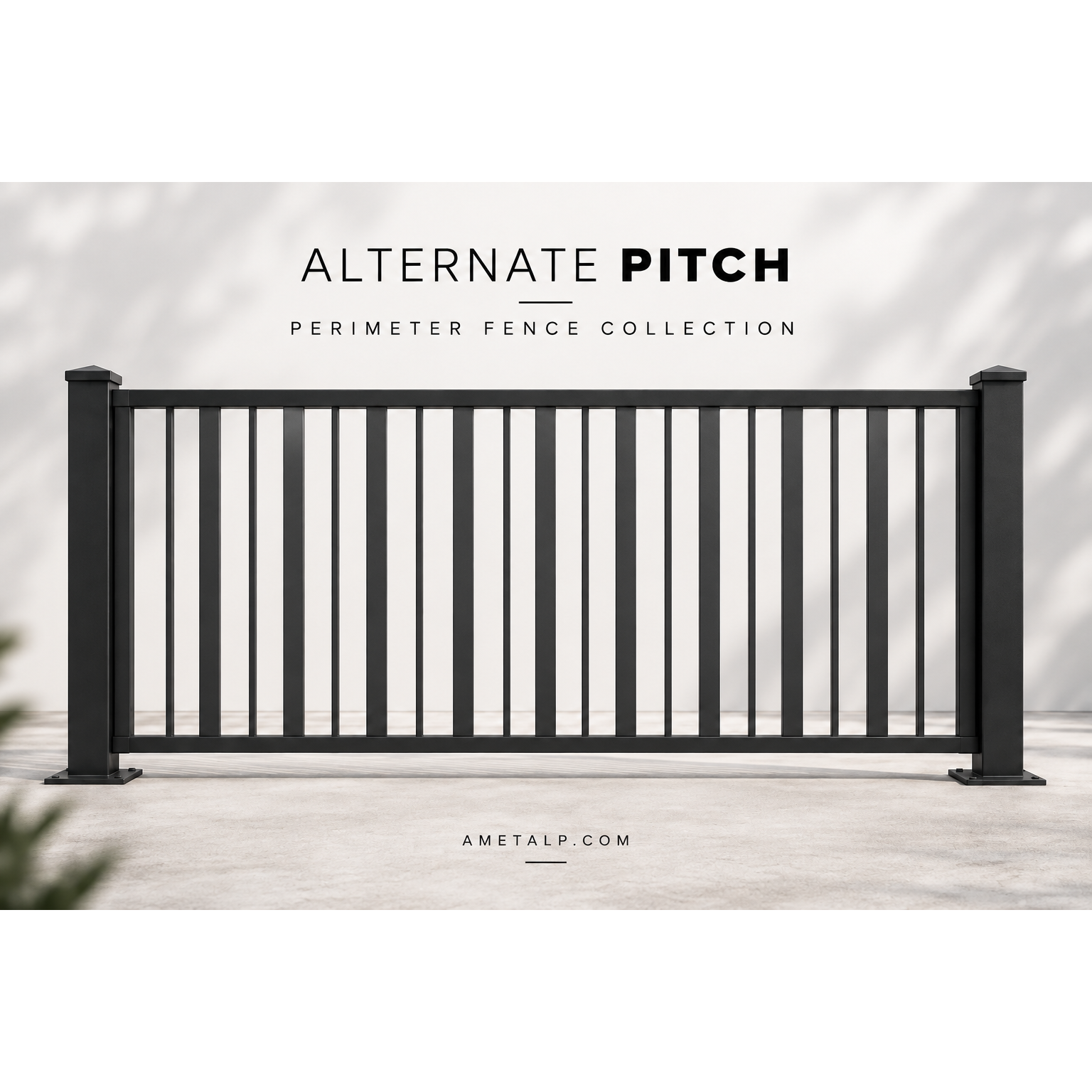 Alternate Pitch Perimeter Fence