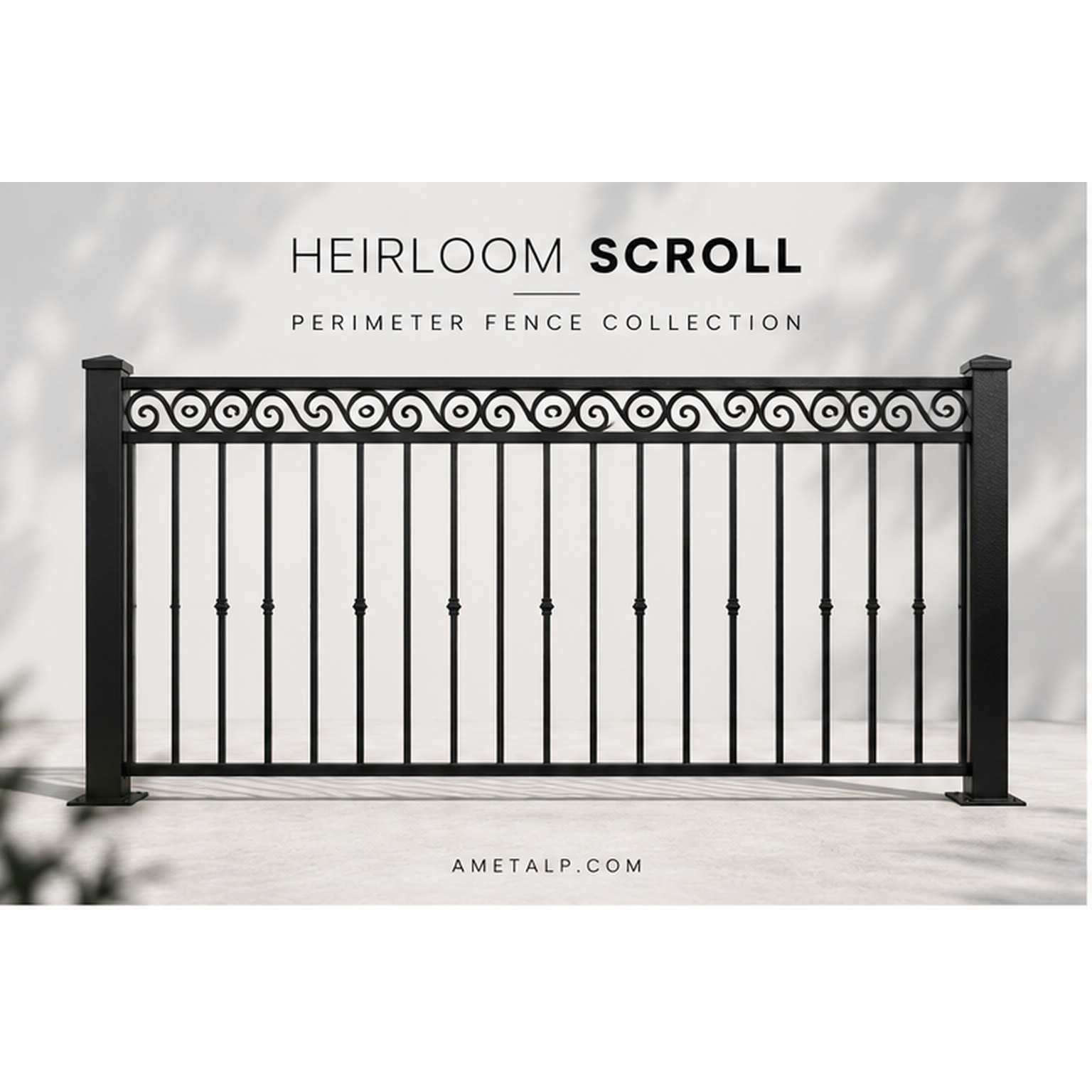 Heirloom Scroll Perimeter Fence
