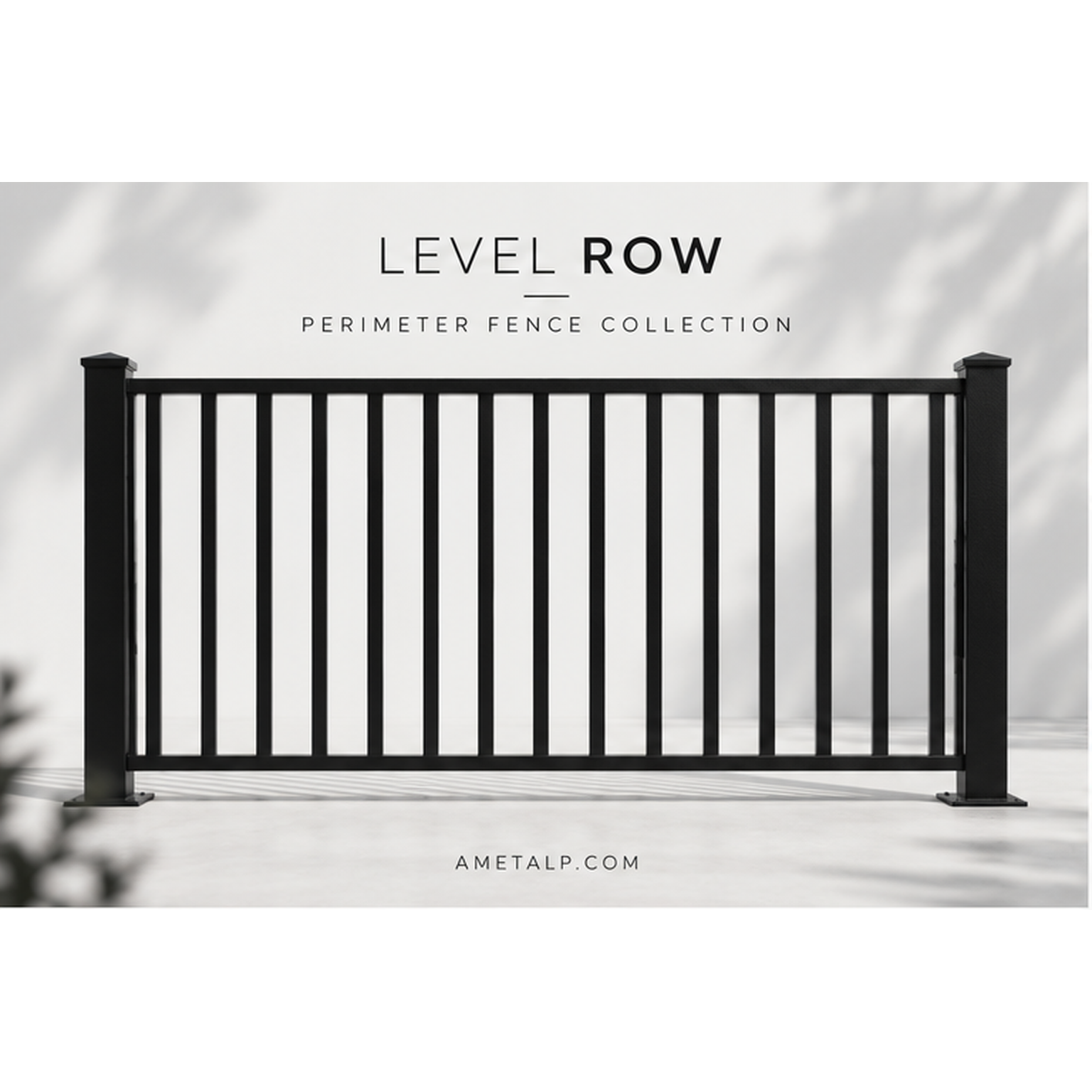 Level Row Perimeter Fence